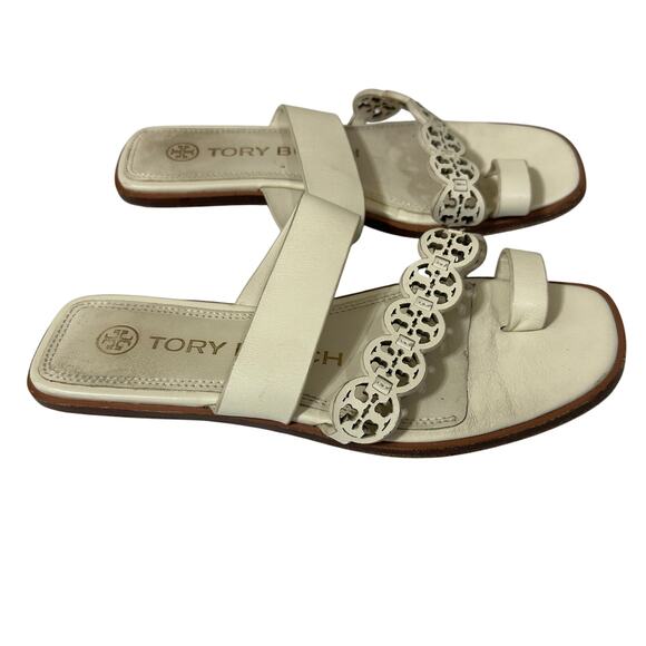 Tory Burch Tiny Miller Leather Sandal - Picture 3 of 6